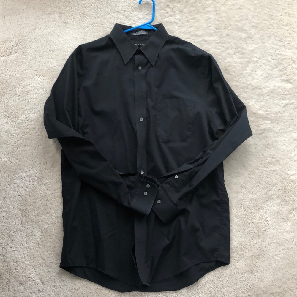 Croft and barrow black dress shirt